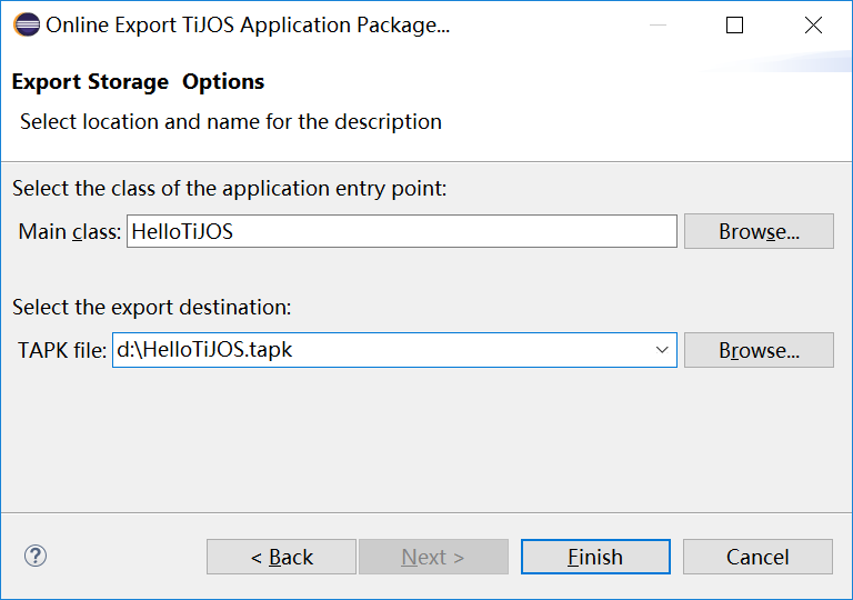 ExportTAPK_StorageOptions